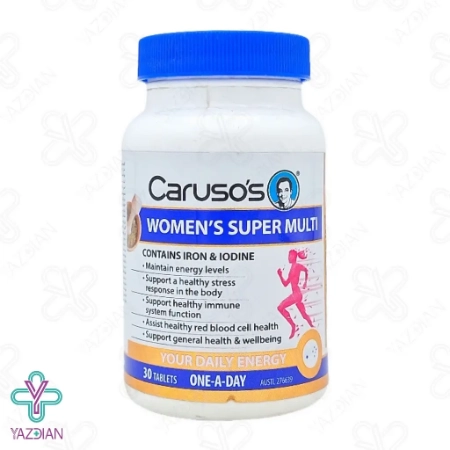 تصویر  قرص مولتی ویتامین بانوان کاروسوس نچرال هلث - 30 عددی