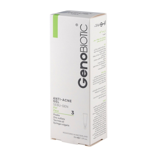 تصویر  ژل ضد آکنه و جوش ژنوبایوتیک - 30 گرم 