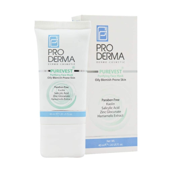تصویر  ماسک پاکسازی کننده پوست صورت پرودرما - 40 میلی لیتر