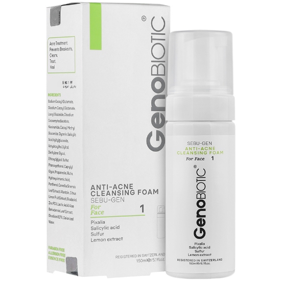 تصویر  فوم شوینده آنتی آکنه ژنوبایوتیک - 150 میلی لیتر