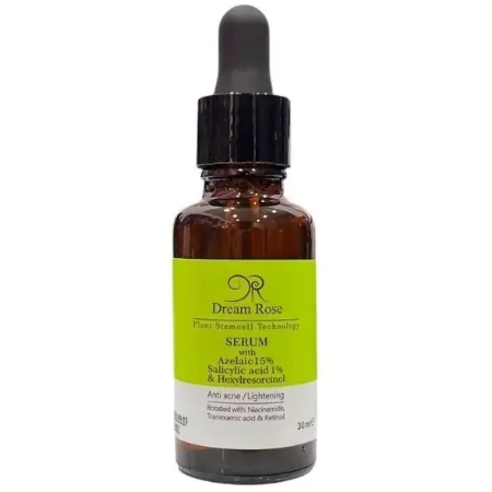 تصویر  سرم ضد جوش و روشن کننده آزلائیک اسید 15% سالیسیلیک 1% دریم رز - 30 میلی لیتر