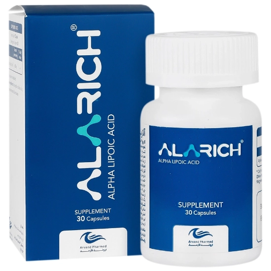 تصویر  کپسول آلفا لیپوئیک اسید 600 میلی گرم آلاریچ - 30 عددی