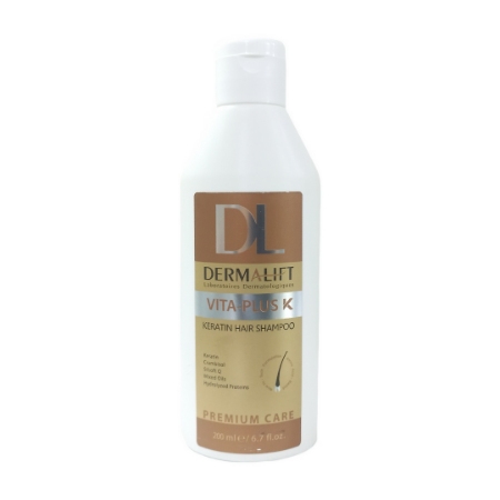 ویرایش جزئیات محصول - شامپو کراتین ویتا پلاس K درمالیفت - 200 میلی لیتر