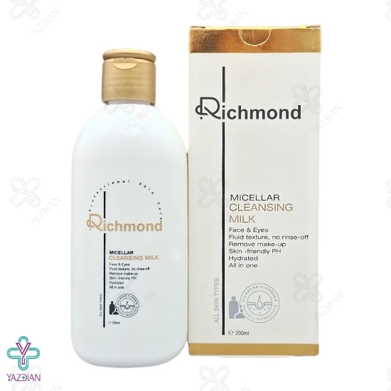ویرایش جزئیات محصول - شیر پاک کن صورت ریچموند - 200 میلی لیتر