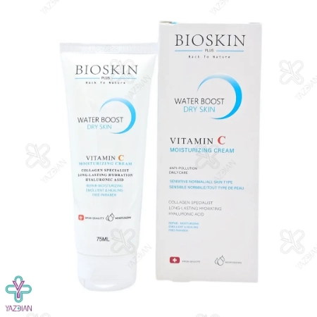 کرم مرطوب کننده و آبرسان پوست خشک بایو اسکین - 75 میلی لیتر