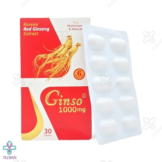 ویرایش جزئیات محصول - قرص تقویتی جینسینگ 1000 جینسو ویت اسکای - 30 عددی