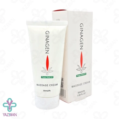 کرم ماساژ مفاصل حاوی روغن خشخاش ژیناژن - 50 میلی لیتر