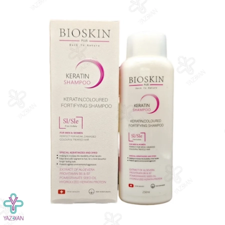 شامپو فاقد سولفات مناسب موهای رنگ شده و کراتینه بایو اسکین