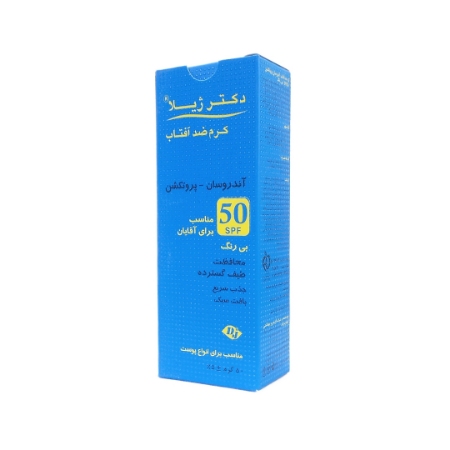 کرم ضد آفتاب آقایان SPF50 دکتر ژیلا - بی رنگ