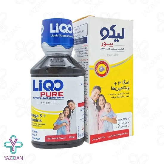 شربت امگا3  لیکو پیور ابیان فارمد - 250 میلی لیتر 