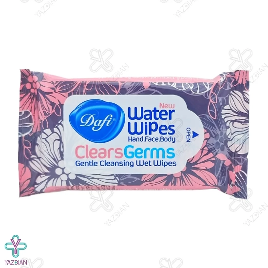 دستمال مرطوب پاک کننده دست، صورت و بدن دافی - 12 عددی