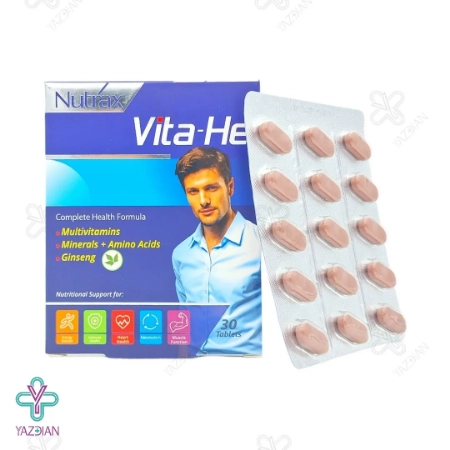 قرص مولتی ویتامین آقایان وایتا هی نوتراکس - 30 عددی
