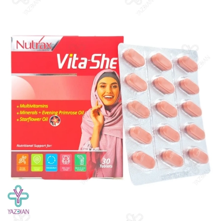 قرص مولتی ویتامین بانوان وایتا شی نوتراکس - 30 عددی