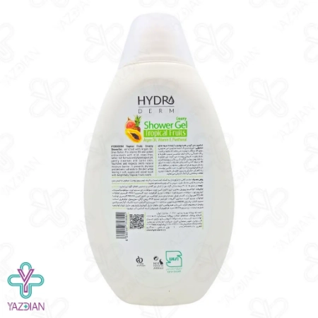 شامپو بدن کرمی میوه های استوایی هیدرودرم - 500 میلی لیتر