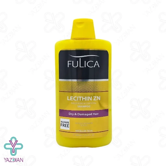 شامپو بدون سولفات لسیتین زینک مو خشک و آسیب دیده فولیکا - 400 میلی لیتر