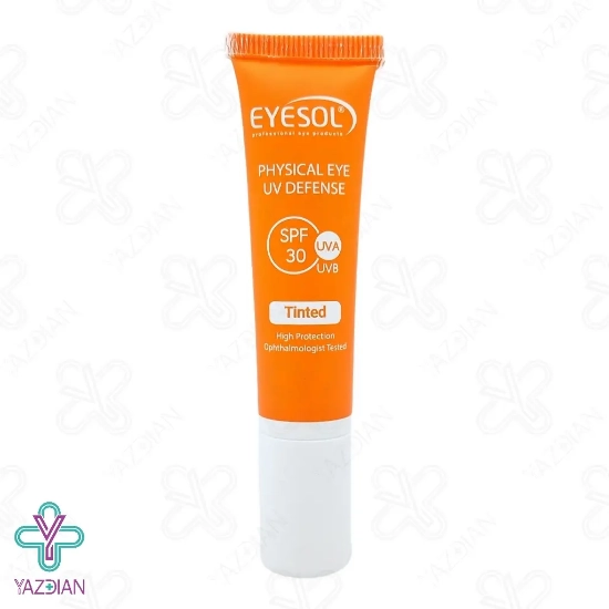 کرم ضد آفتاب دور چشم SPF 30 آیسول - رنگی 