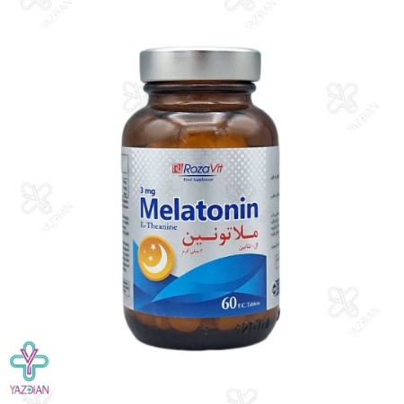 قرص آرام بخش ملاتونین 3 و ال تئانین رزاویت - 60 عددی