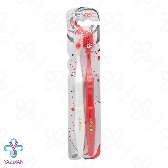 مسواک دوقلو ایزی کلین دن تک - برس متوسط