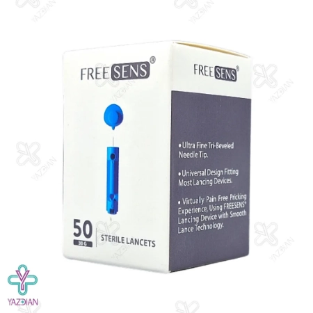 سوزن لانست چهار پهلو فری سنس - 50 عددی 