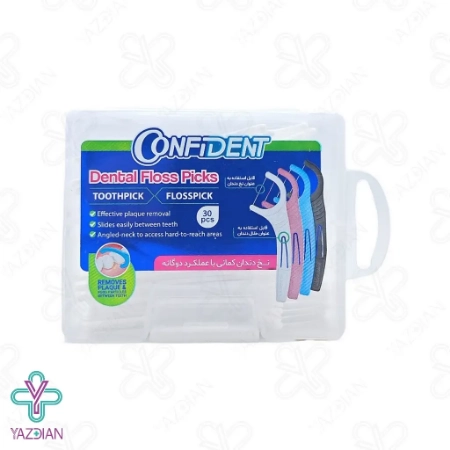 نخ و خلال دندان کمانی کانفیدنت - 50 عددی