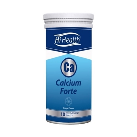 تصویر  قرص جوشان کلسیم فورت های هلث - 10 عددی