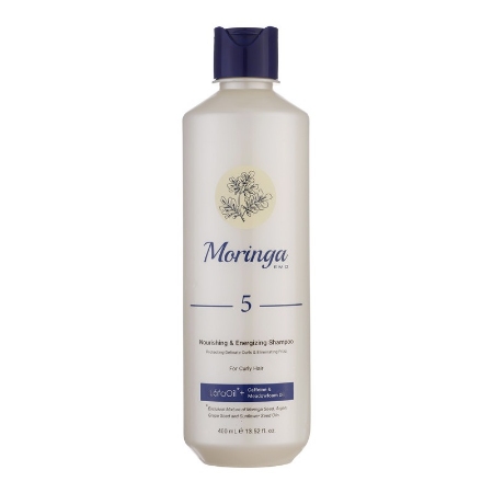 تصویر  شامپو مغذی و انرژی بخش موی فر مورینگا - 400 میلی لیتر