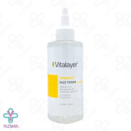تونر پاک کننده صورت ویتامین ث ویتالیر - 200 میلی لیتر