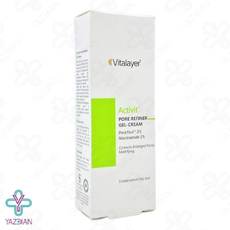 ژل کرم جمع کننده منافذ باز پوست اکتی ویت ویتالیر - 30 میلی لیتر