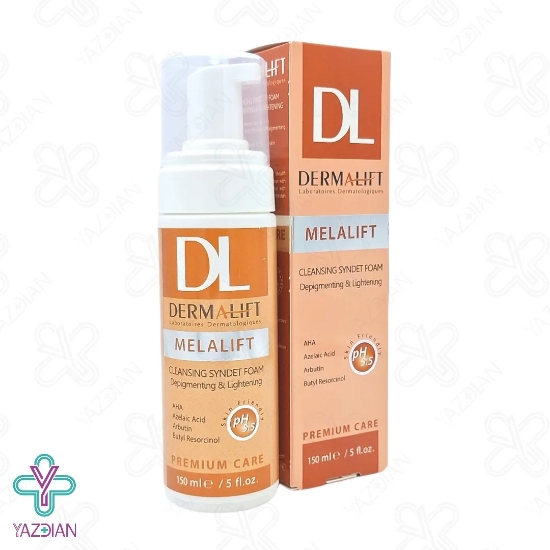 فوم شستشوی صورت روشن کننده و ضدلک ملالیفت درمالیفت - 150 میلی لیتر	
