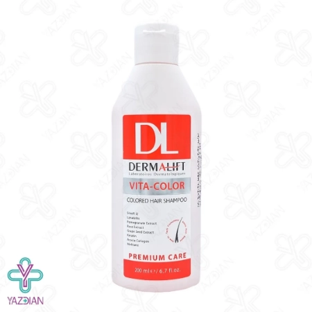 شامپو موهای رنگ شده درمالیفت - 200 میلی لیتر	