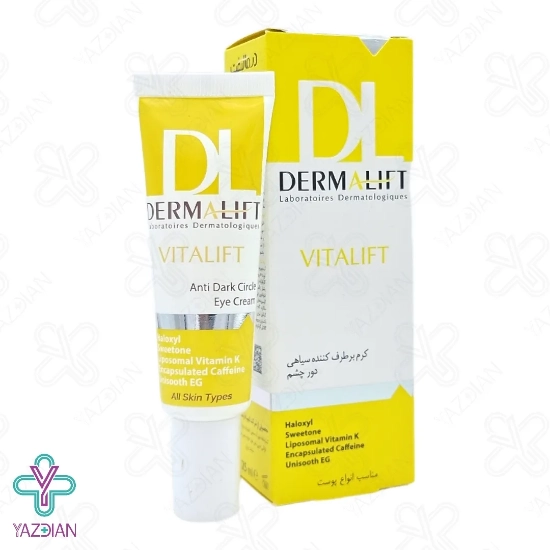 کرم دور چشم ضد تیرگی ویتالیفت درمالیفت - 25 میلی لیتر