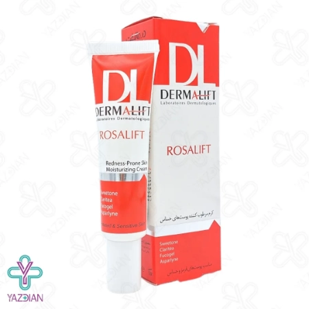کرم مرطوب کننده و ضد قرمزی پوست حساس رزالیفت درمالیفت - 30 میلی لیتر