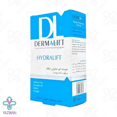 پن شفاف مرطوب کننده هیدرالیفت درمالیفت مناسب پوست معمولی تا خشک - 100 گرم	