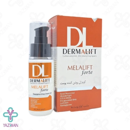 کرم ژل روشن کننده ملالیفت فورت درمالیفت - 50 میلی لیتر	