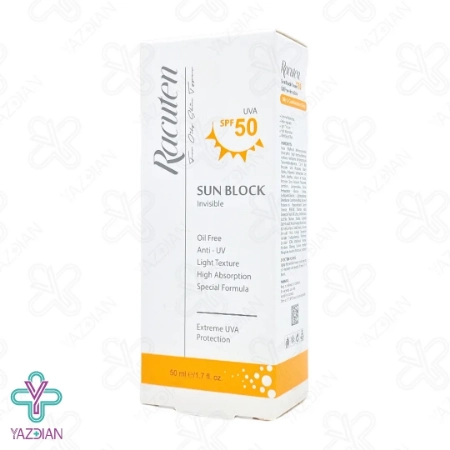 کرم ضد آفتاب SPF50 فاقد چربی راکوتن – بی رنگ	