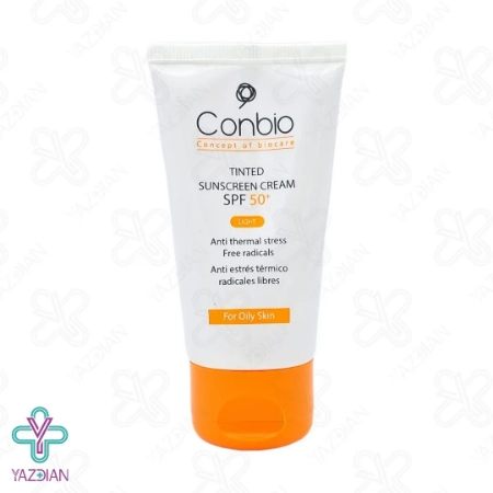 کرم ضد آفتاب SPF 50 پوست خشک کانبیو - رنگ روشن	