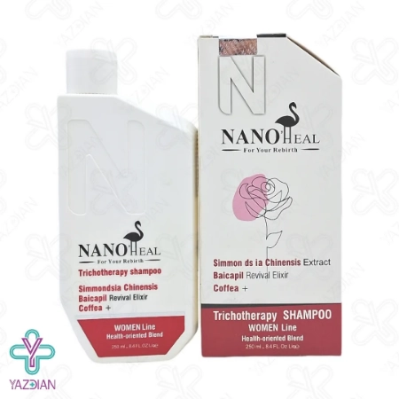 شامپو ضد ریزش و تقویت کننده مو بانوان نانوهیل - 250 میلی لیتر