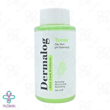 تونر پاک کننده صورت پوست چرب درمالوگ - 250 میلی لیتر