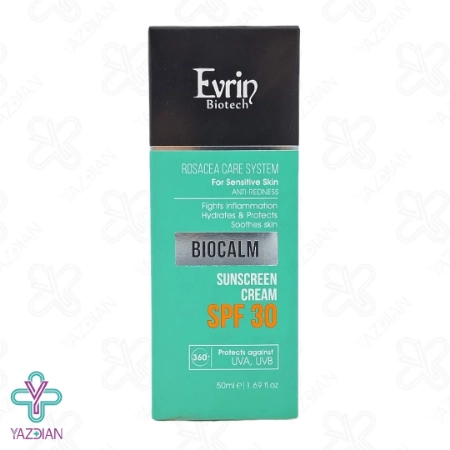 کرم ضد آفتاب SPF30حساس بایو کالم اورین - بی رنگ