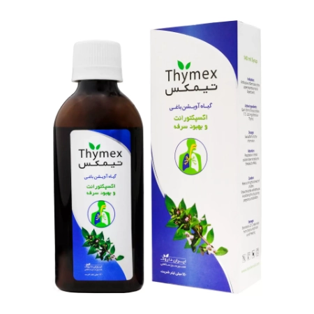 تصویر  شربت ضد سرفه آویشن تیمکس ایران داروک - 140 میلی لیتر