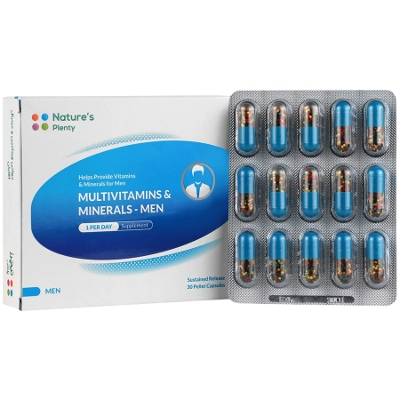 کپسول مولتی ویتامین مینرال آقایان نیچرز پلنتی - 30 عددی