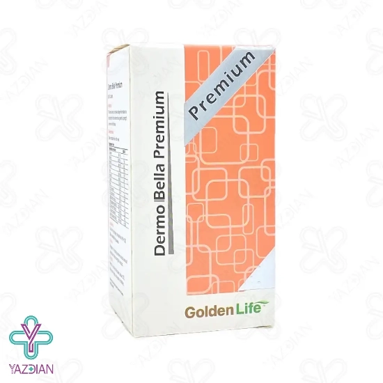 قرص تقویت پوست و مو درموبلا پریمیوم گلدن لایف - 30 عددی	