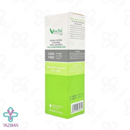 محلول پاک کننده میسلار واتر پوست چرب و مستعد آکنه وچه - 100 میلی لیتر