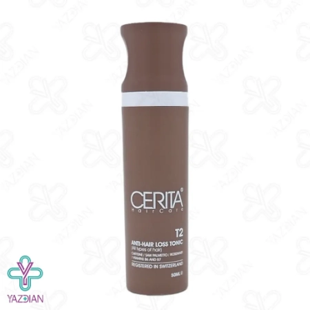 تونیک تقویت کننده و ضدریزش مو T2 سریتا - 50 میلی لیتر