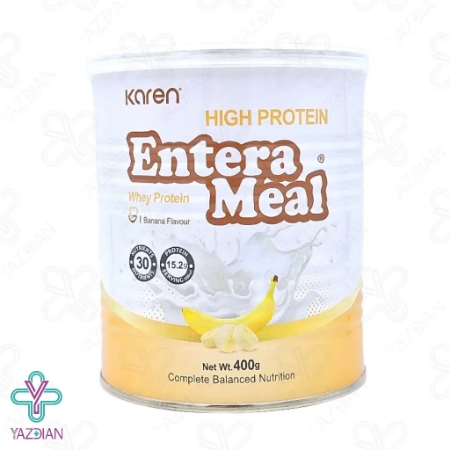 پودر اینترامیل پروتئین بالا موزی کارن - 400 گرم