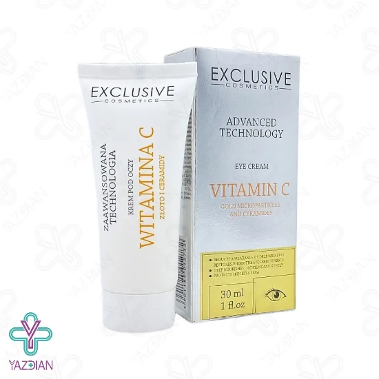  کرم دور چشم ویتامین ث حاوی ذرات طلا اکسکلوسیو - 30 میلی لیتر 6262222299752