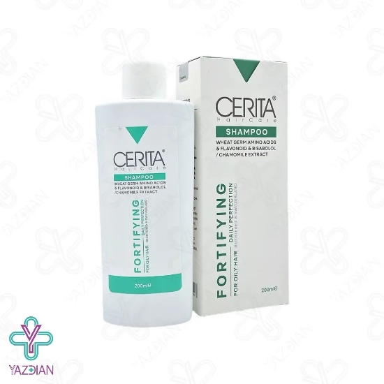 شامپو تقویت کننده و ضدریزش موی چرب سریتا - 200 میلی لیتر