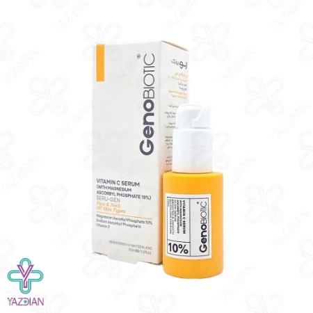 سرم ویتامین ث حاوی آسکوربیک اسید 10 درصد ژنوبایوتیک - 12 میلی لیتر
