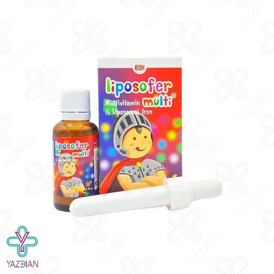 قطره مولتی ویتامین و آهن لیپوزوفر مولتی بی اس کی - 30 میلی لیتر