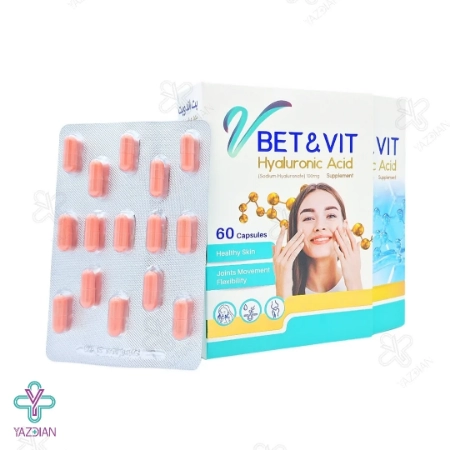 کپسول ضد چروک هیالورونیک اسید بت اند ویت فاران شیمی - 60 عددی 